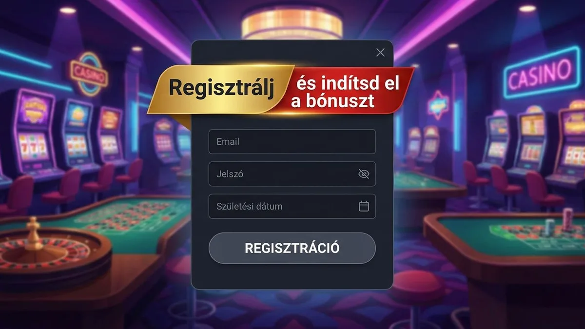 Regisztráció bónusszal